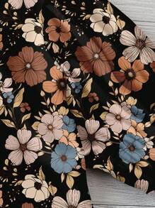 SHEIN LUNE 女士休闲方领印花衬衫，适合春夏度假外出穿着，时尚百搭，休闲百搭。 - 彩色 - 查看 5