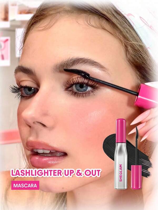 SHEGLAM Lashlighter Up & Out Máscara de pestañas Graduación Cumpleaños Vacaciones Verano Otoño Y2k Elegante Moda Mujeres Niñas Marca Maquillaje Cosmético Belleza Fiesta Playa Viaje Camping Aire libre Escuela Campus Excursión Festivales Decoración Regalo Presente Rosa Chica Cosplay Mejor Color Encanto Vibra