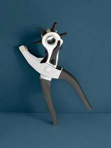 1 件专业皮带打孔工具套件 - 多尺寸皮革打孔器（2 毫米、2.5 毫米、3 毫米、3.5 毫米、4 毫米、4.5 毫米）适合男士和女士 - 重型手持打孔器，适用于皮带、背带、皮革工艺、DIY 修理 - 可调节打孔器，配有精密刀片 - 杏色 - 查看 6