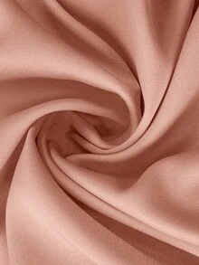 EMERY ROSE Champagne Color V-Neck Women's Casual Shirt Fall Cloth For Women - Champagne - View 6