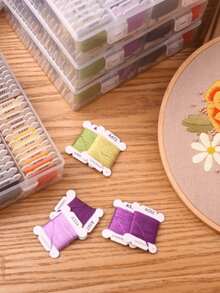 24/40/48/72/80/120 Colors DIY Embroidery Thread Multi-Color Embroidery Yarn For Sewing Embroidery Thread Set With Organizer Box
