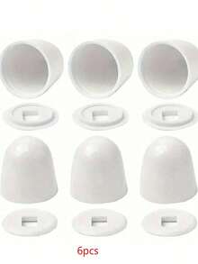 2/6 件套加高装饰盖、浴室配件、马桶座螺丝和盖