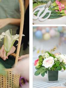 1/3/6 件多种尺寸花卉泡沫块、新鲜和人造花泡沫砖、绿色干湿花泡沫植物泡沫，适用于新鲜和人造花布置 DIY 工艺、婚礼装饰、园艺项目、桌面中心装饰。 - 綠色 - 查看 4