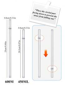 HARRY POTTER X SHEIN 1PC Cold Drink Juice Cup, 450ml Or 600ml Transparent Flat Lid, Double-Layer Straw Cup, Straw Juice Cup, Transparent Bow Shaped Cup - Multicolor - View 8
