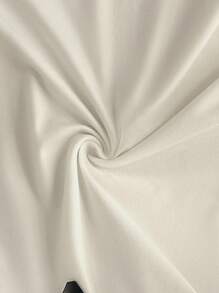 SHEIN Franclia Femmes grande taille Col V Manches Courtes T-Shirt Mignon, Porter Tous Les Jours