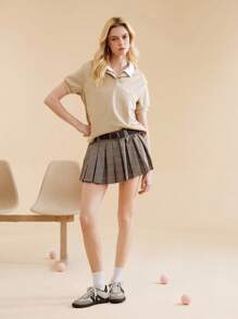 CUCCOO EASI 2024 New Brown German Style Platform Sneakers For Women, Thick Sole Casual Sports Shoes For Autumn/Spring