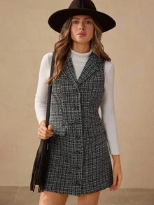 Wildy Abito corto senza maniche, stile minimalista