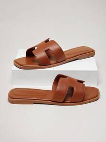 SHUZIA Women's Comfy Everyday Casual Flat Sandals