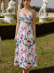 ÉTHER D'OR 女式无袖束腰长裙