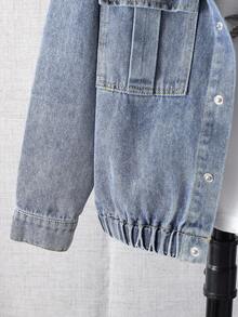 时尚休闲男童牛仔套装，复古两件套服装