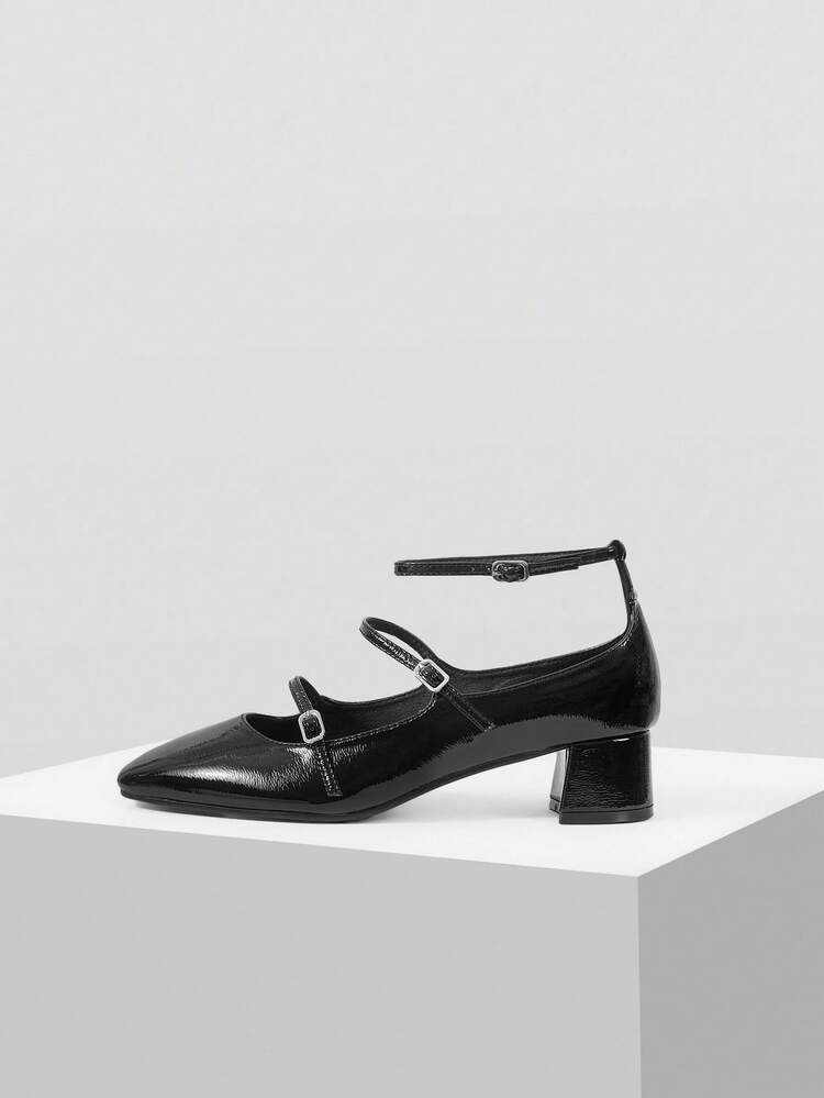 Women's Casual Versatile Classic Mary Jane High Heel Pumps