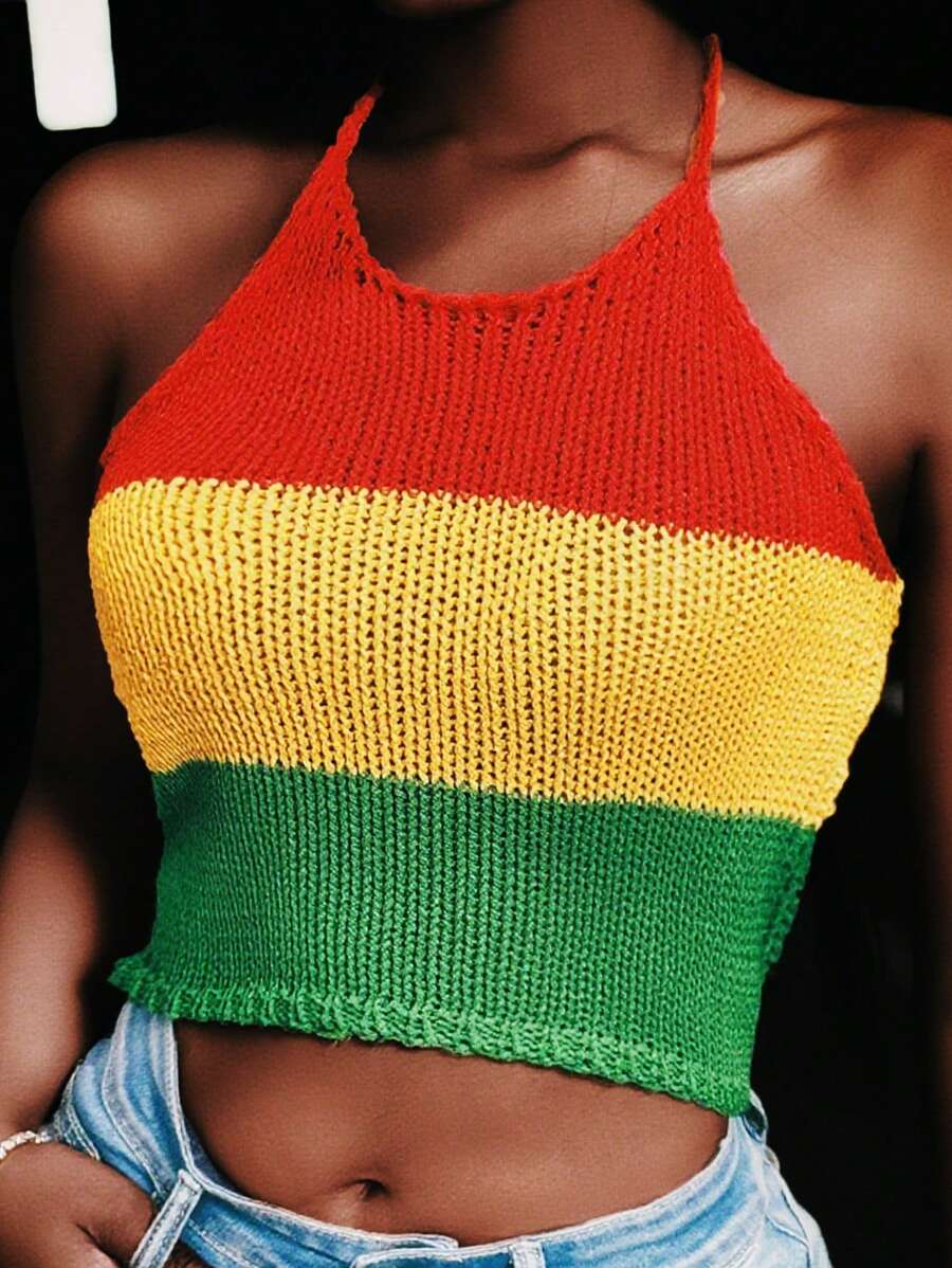 Slaydiva 2025 Autumn & Winter New Arrivals, Women Plus Size Knit Sweater Top - Multicolor - View 1