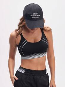 Eassivo Eassivo 全新高端多功能跑步、健身、户外运动、瑜伽运动内衣 - 黑色 - 查看 2