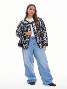 Solavibe Plus Size Winter Jacket, Casual & Fashionable For Daily Wear