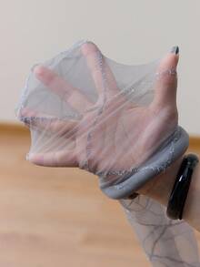 ROMWE Grunge Punk 女士连裤袜/紧身裤/打底裤 - 灰色 - 查看 5