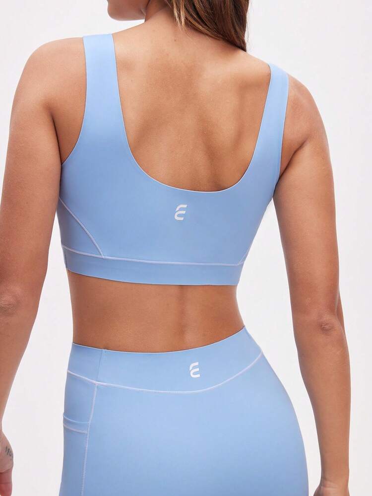Gameset SHEIN Sport 全新多功能户外运动跑步健身瑜伽运动服套装 - 藍色 - 查看 7