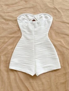 Soleia Women's Jacquard Knit Textured Fabric Metal Accent Jumpsuit, Suitable For Party, Christmas, Date Night, Nightclub, Beach, Cruise, Afternoon Tea, Bohemian, Boho, Vacation, Fall