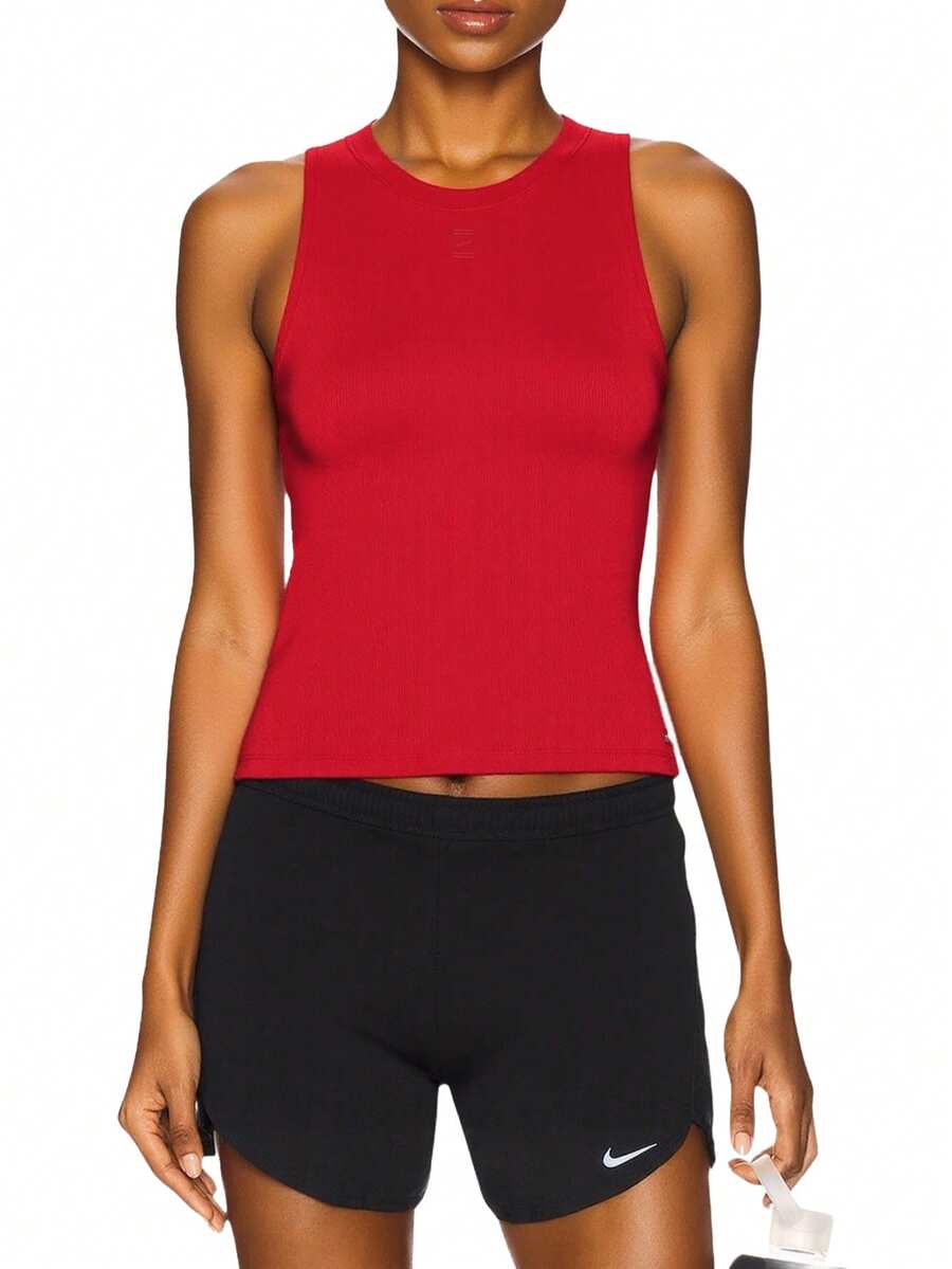 Nike Court Advantage - Áo thun không tay cổ tròn thường ngày dành cho nữ - Đỏ - Xem 1