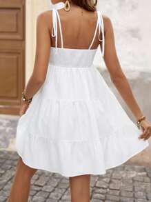 Brillora 純色女士細肩帶連身裙