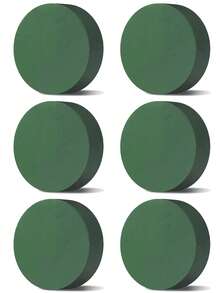 1/3/6 件多种尺寸花卉泡沫块、新鲜和人造花泡沫砖、绿色干湿花泡沫植物泡沫，适用于新鲜和人造花布置 DIY 工艺、婚礼装饰、园艺项目、桌面中心装饰。 - 綠色 - 查看 13