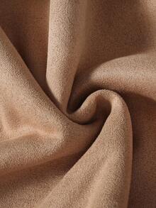 Tween Girl Leopard Print Fleece Casual Loose Jacket - Multicolor - View 4