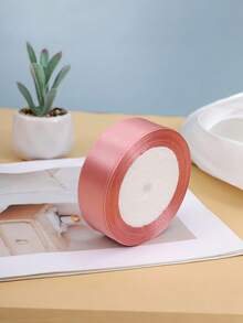 丝带批发手工玫瑰丝带蛋糕鲜花礼品包装丝带蝴蝶结丝带缎带 - 藕粉色 - 查看 2