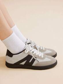 CUCCOO EASI 2024 New Brown German Style Platform Sneakers For Women, Thick Sole Casual Sports Shoes For Autumn/Spring