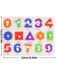 Zazumi 1 套木制钉板拼图蒙特梭利多主题图案动物海洋水果车辆农场精细运动技能学习大脑助推感官玩具 - 彩色 - 查看 3