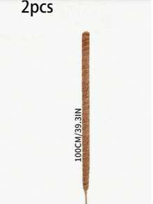 1/2 件 DIY 可弯曲植物支撑杆，柔性苔藓杆，自由形态攀爬藤蔓杆，用于支撑植物、怪异植物、攀缘植物、室内植物、花卉和盆栽植物（带桩和支架），春季装饰秋季装饰，圣诞节装饰万圣节装饰，返校客厅装饰墙面装饰，卧室窗帘