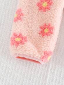 Cozy Pixies 女婴碎花加厚保暖内衬连帽长袖连衣裤 - 彩色 - 查看 6