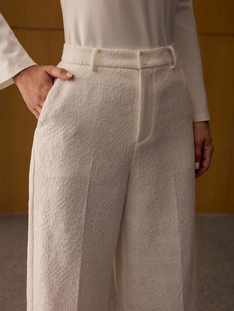 SLANT POCKET PRESS CREASE SUIT PANTS