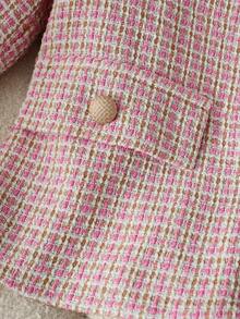 GlowEve Women's Colorblock Short Elegant & Fashionable Design Coat - Random Floral Pattern