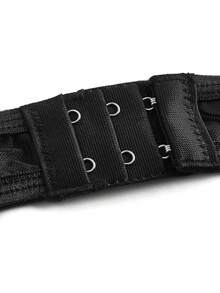 SHEIN Sexy Series Black Smooth Patchwork Mesh Bodysuit Black Lingerie Cut Out Lingerie Goth Lingerie Hollow Out Lingerie Lingerie - Black - View 5