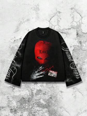 Street Life Felpa con cappuccio da uomo con stampa grafica streetwear, adatta per primavera/estate