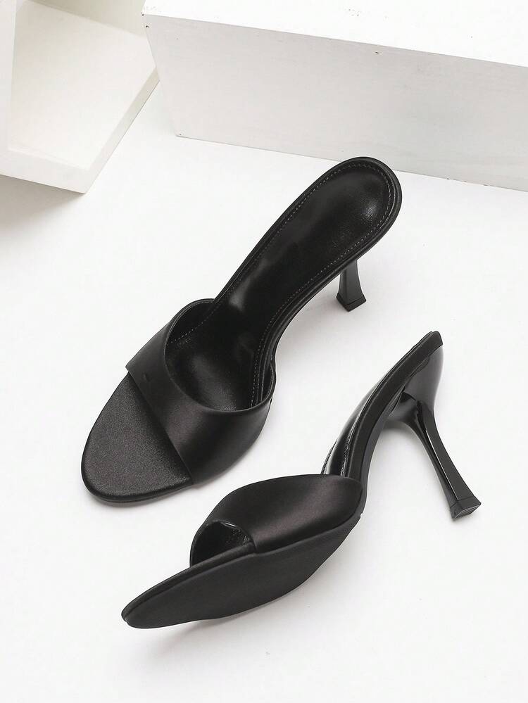 CUCCOO SZL 女士时尚优雅高跟凉鞋，夏季 - 黑色 - 查看 5