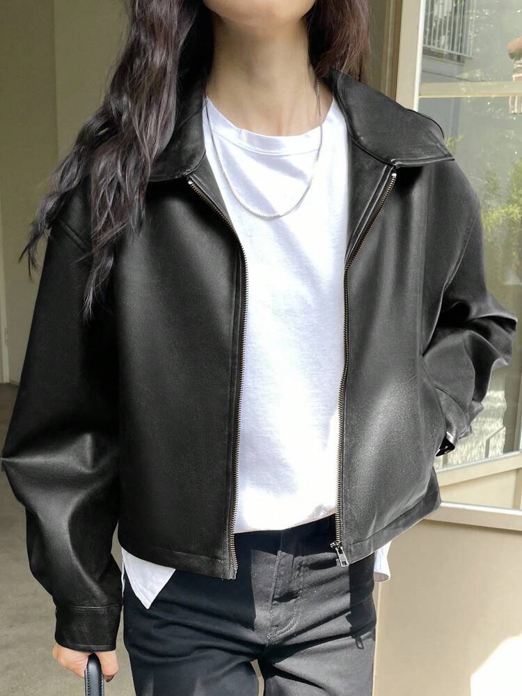 Women's New Casual Short Loose Jacket For Autumn,Fall Women Clothes