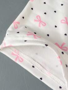 5 Stücke/Set Mädchen Baumwolle Weich Herz & Stern Muster Elastischer Bund Locker Lässig Slips