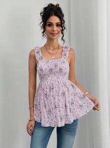 Momance 孕妇扇贝边宽肩带 A 字形吊带背心