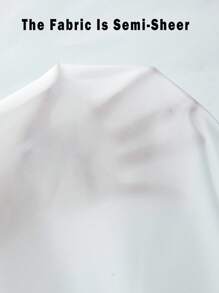 Chiquease 纯色蝙蝠袖缎面衬衫，适合节日派对穿着 - 白色 - 查看 7