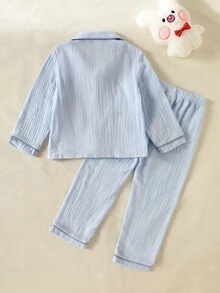 2 Stücke/Set Mädchen Lässig Strickjacke mit Taschen, weich & locker, süßes & simples Design, geeignet für Frühling & Herbst