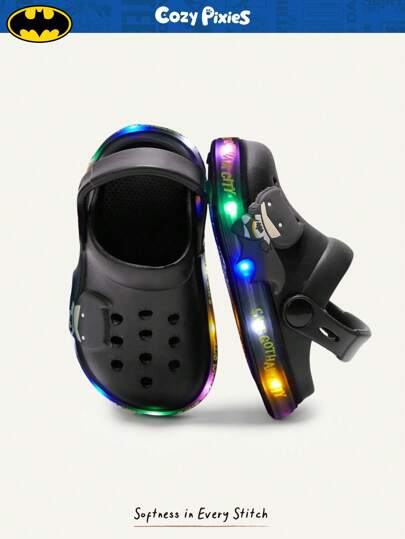 BATMAN X Cozy Pixies Bekväma, söta tecknade babyträskor, mångsidiga vardagskläder