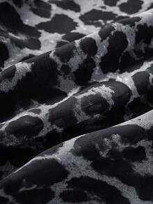 SHEIN LUNE Plus Size Women Casual Leopard Print Button-Up Shirt Summer Outfits For Women Vacation Outfits Women Summer Outfits For Women Summer Clothes European Summer