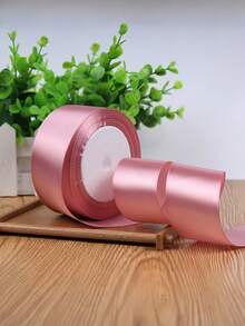 丝带批发手工玫瑰丝带蛋糕鲜花礼品包装丝带蝴蝶结丝带缎带 - 藕粉色 - 查看 9