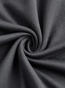 SHEIN EZwear 3 件套黑色、白色、灰色拼色休闲圆领露肩基本款背心，适合夏季 - 彩色 - 查看 10