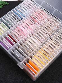 24/40/48/72/80/120 Colors DIY Embroidery Thread Multi-Color Embroidery Yarn For Sewing Embroidery Thread Set With Organizer Box