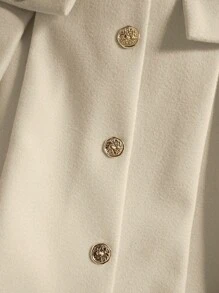 GlowEve 轻盈奢华的白色女式A字裙