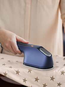 Teckwe 旅行蒸汽熨斗，全新二合一迷你蒸汽熨斗，便携式熨烫机，旅行小尺寸，便携式蒸汽熨斗，适合旅行、大学、宿舍、家庭必需品，蒸汽熨斗 - 美国插头 - 美規A型插(110-127V) - 查看 2