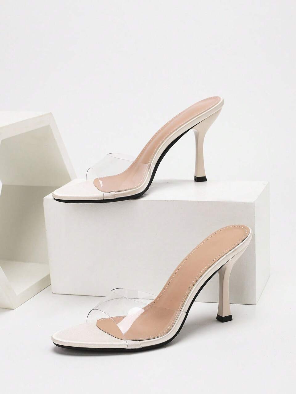 CUCCOO SZL Women's Fashionable And Elegant High Heel Sandals, Summer For Christmas Spring Shoes Prom Heels Summer Shoes