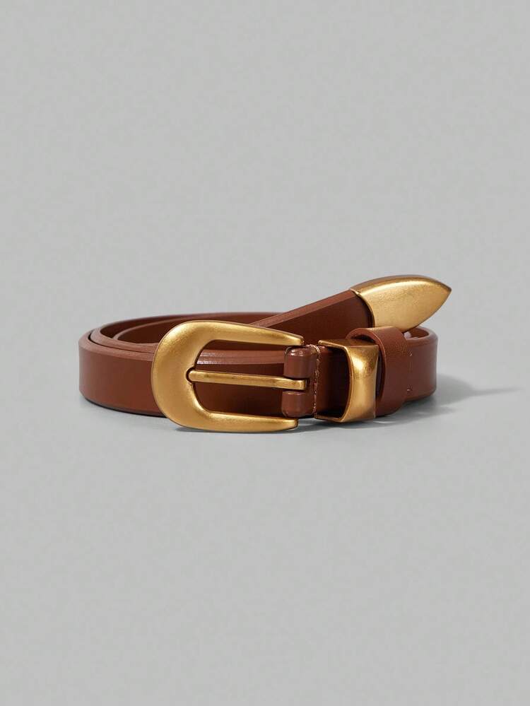 Fashionable Versatile Simple Daily Buckle Belt