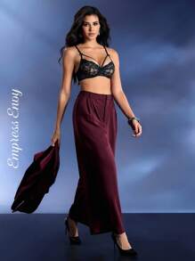 Empress Envy Women's Sheer Lace Bra With Underwire, Lingerie